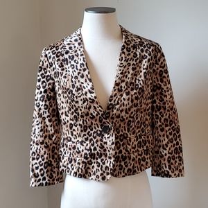 NWT F21 Leopard Print Blazer